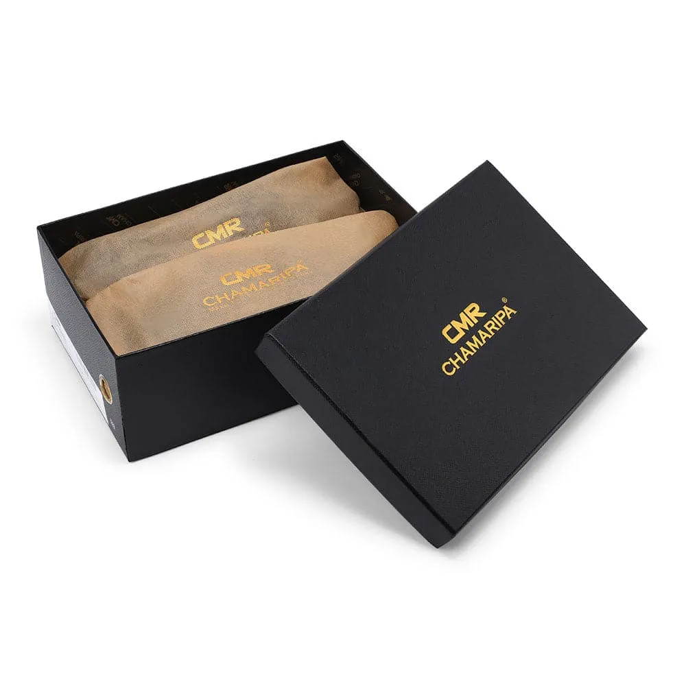 6 CM / 2.36 Inches - CMR CHAMARIPA Elevator Sandals - Black Height Increasing Sandals - Men's Sandals That Make You Taller