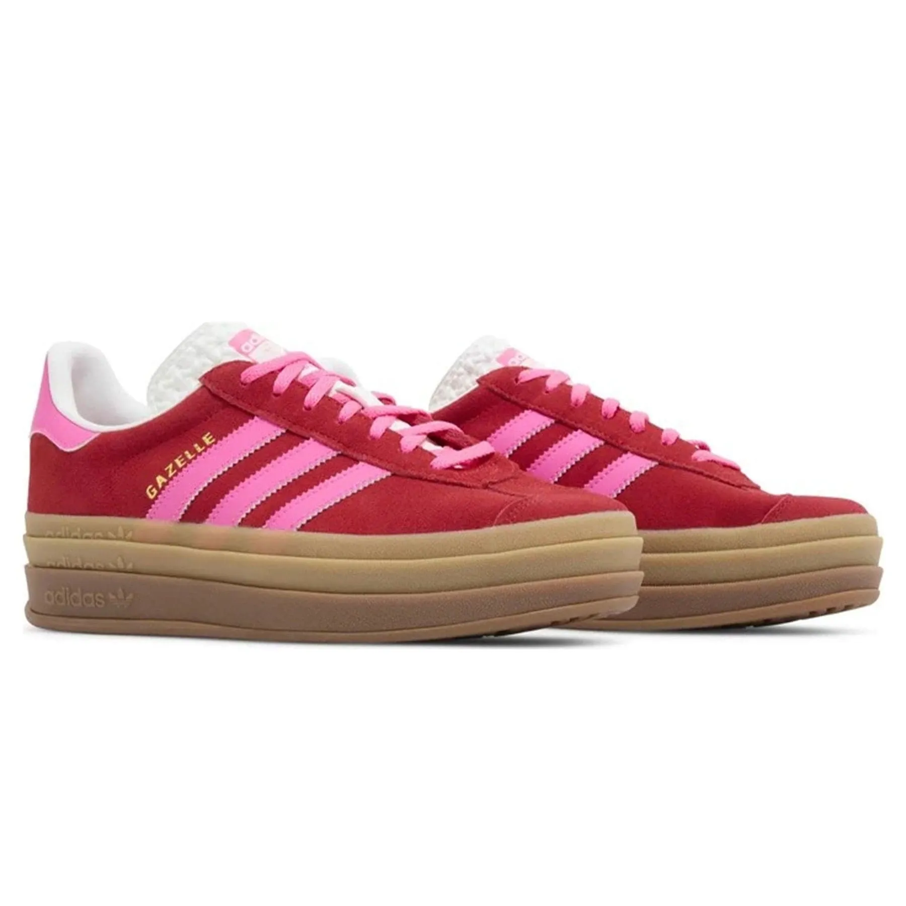 adidas Gazelle Bold Wmns 'Collegiate Red Lucid Pink'