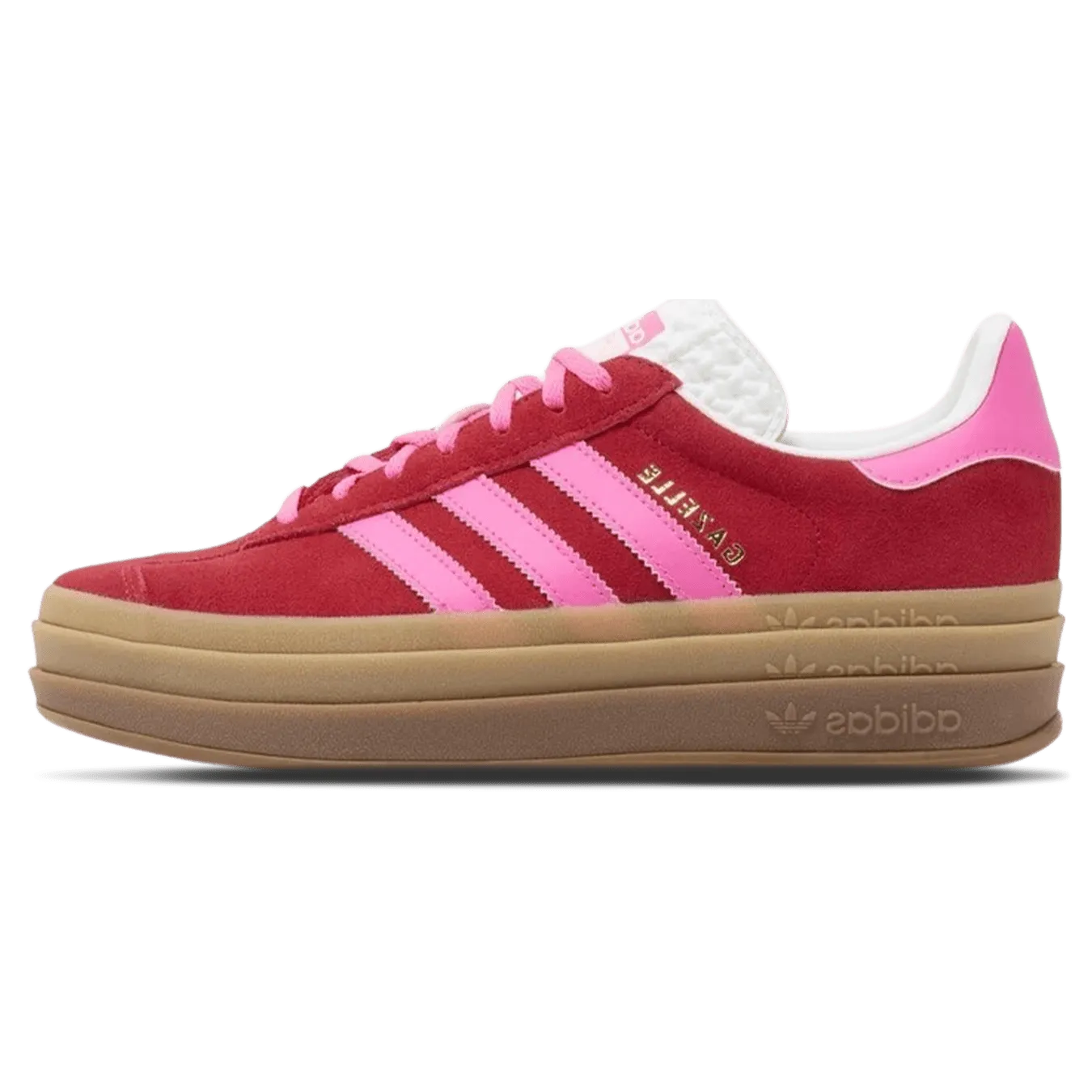 adidas Gazelle Bold Wmns 'Collegiate Red Lucid Pink'