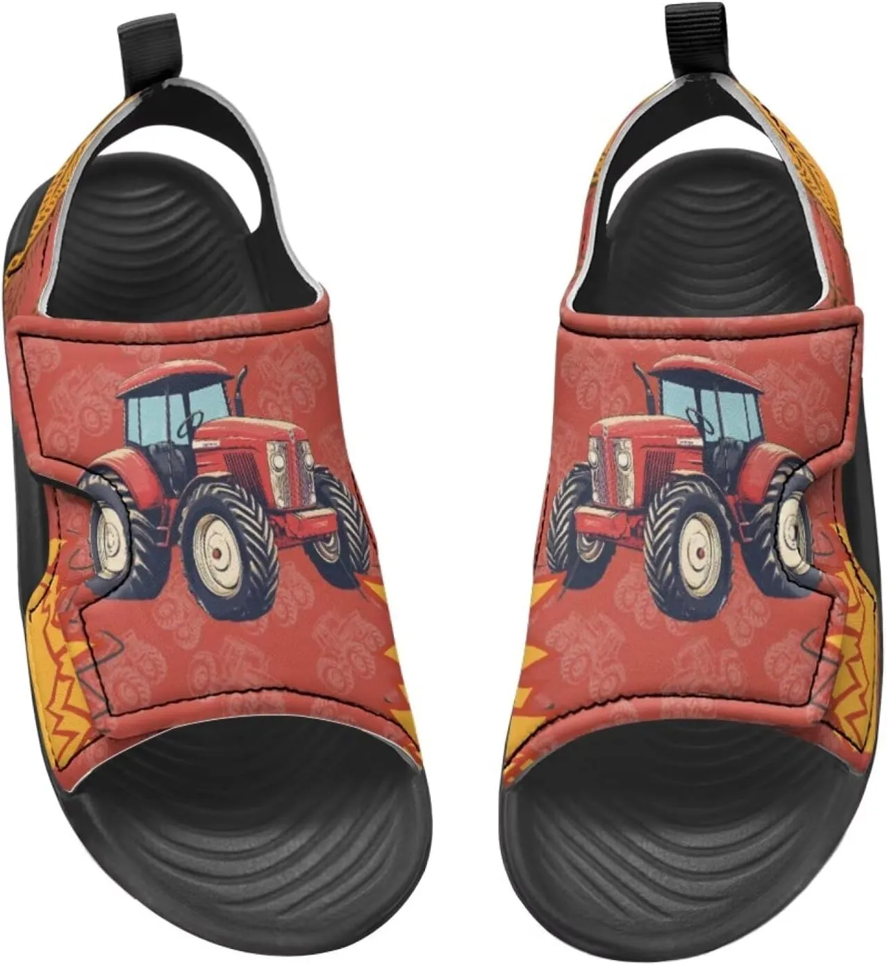 Boys Horse Galaxy Sandals Kids Open Toe Sport Athletic Sandals Adjustable Strap Summer Beach Water Shoes Lightweight