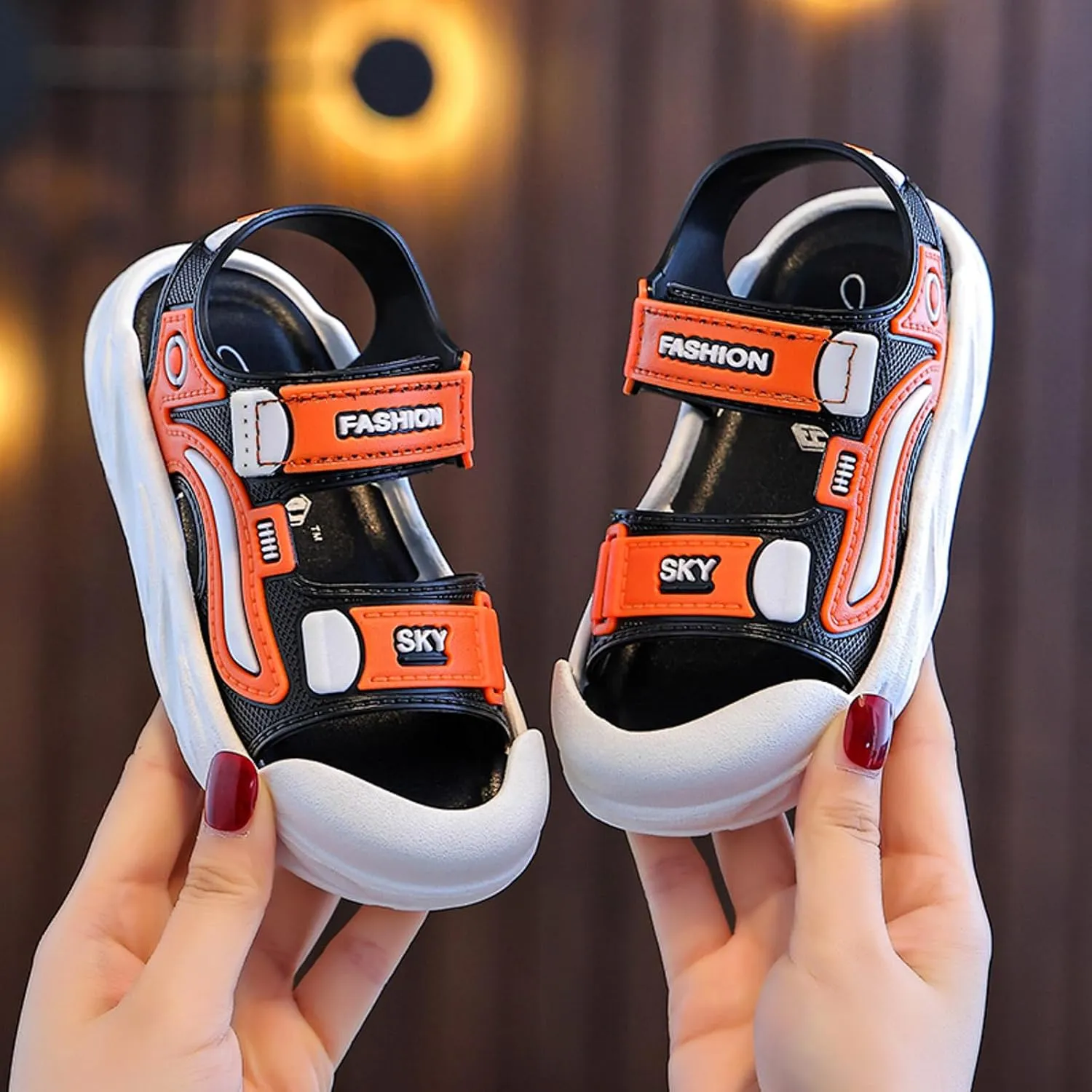 Boys Sandals for Middle and Large Children Soft Bottom Non Slip Little Boy Beach Shoes Children's Girls Toddler Sandals