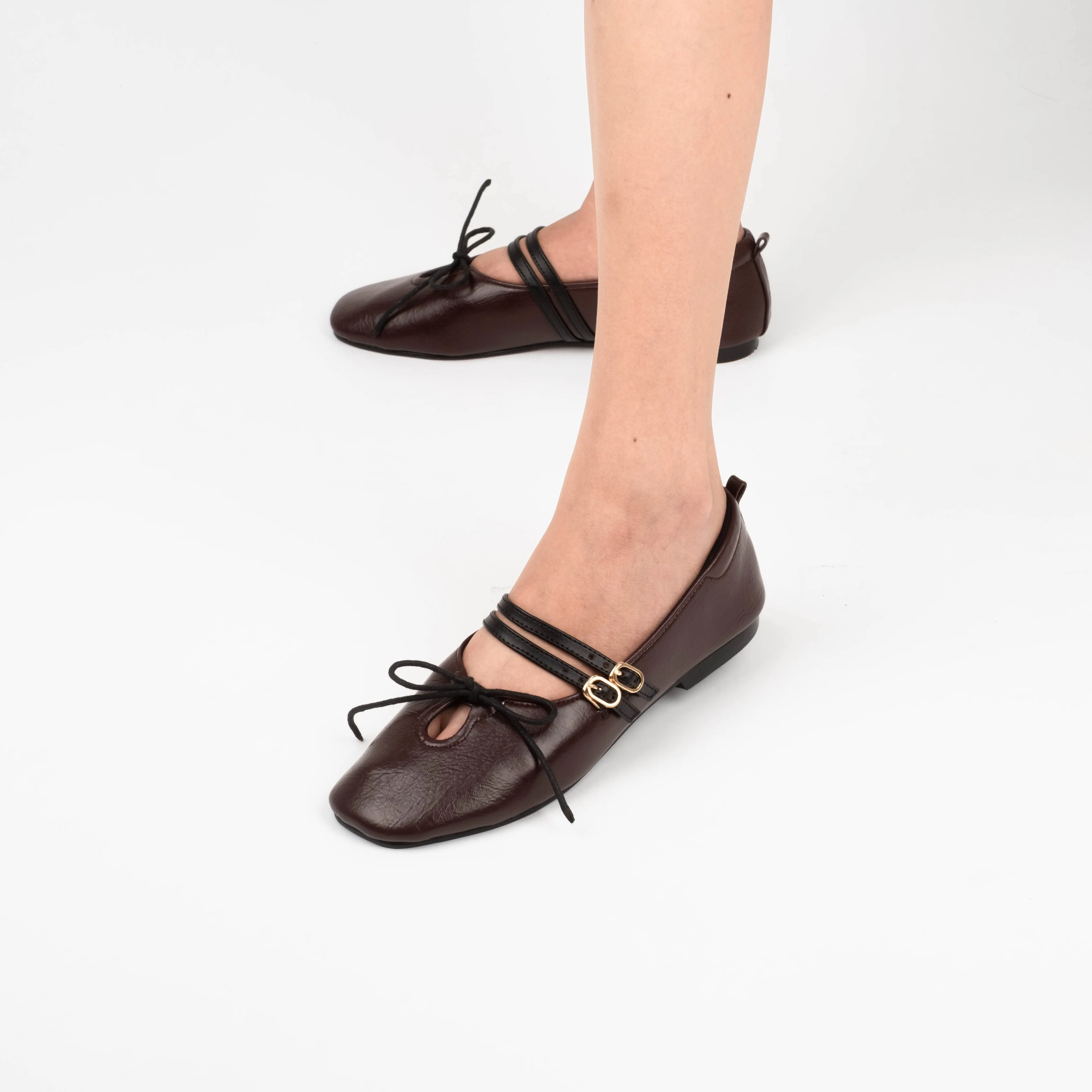 Camille Wood Flat Shoes - Urban Grace II