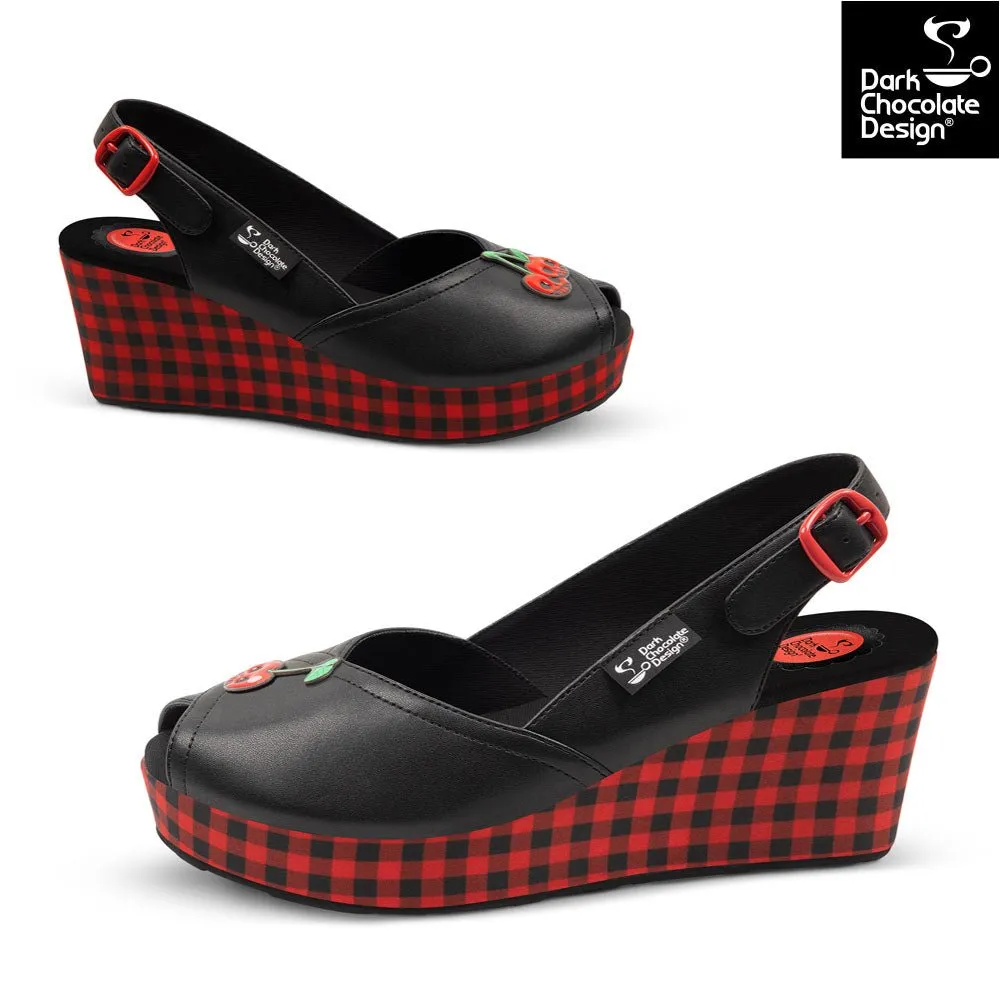 Chocolaticas® DEATH CHERRY Women's Sandal