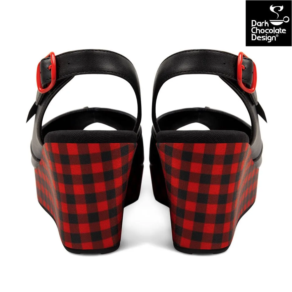 Chocolaticas® DEATH CHERRY Women's Sandal
