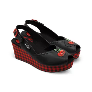 Chocolaticas® DEATH CHERRY Women's Sandal