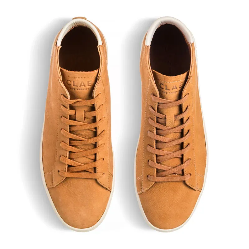 CLAE BRADLEY MID Wheat Nubuck MID TOP Sneaker