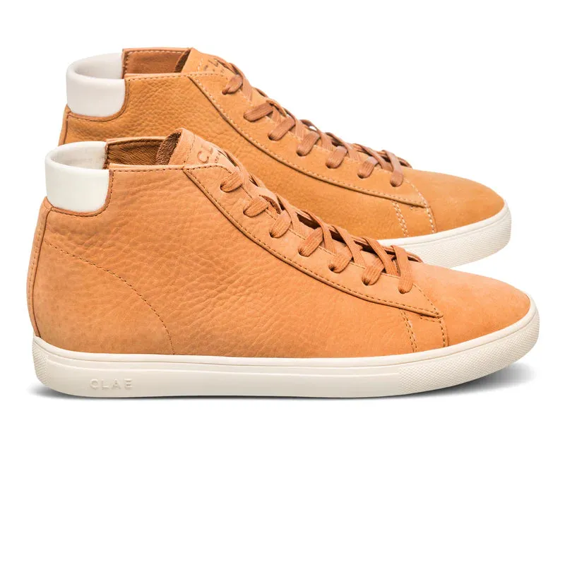 CLAE BRADLEY MID Wheat Nubuck MID TOP Sneaker