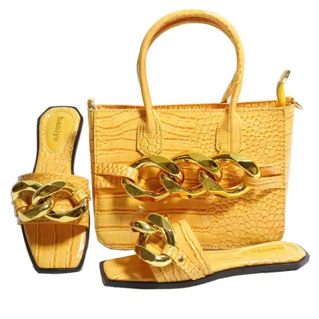 Doershow Italian Shoes with Bag Set