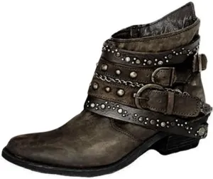 Fall Boots for Women 2024 Ankle Lace Up Booties Women Womens Western Booties Heeled Bootie for Women Dressy Non Slip Slip On Lug Sole Low Heel Chelsea Fashion