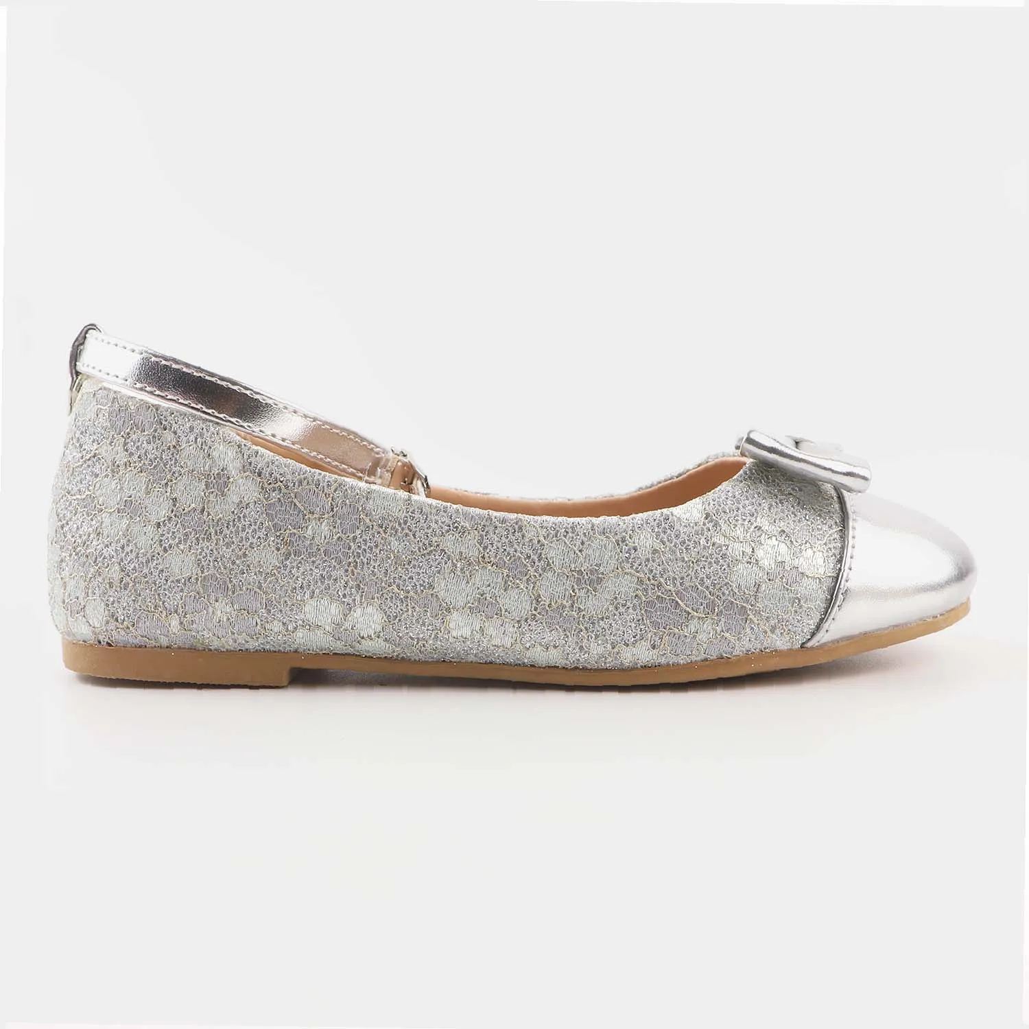 Girls Pumps ZP-001-SILVER