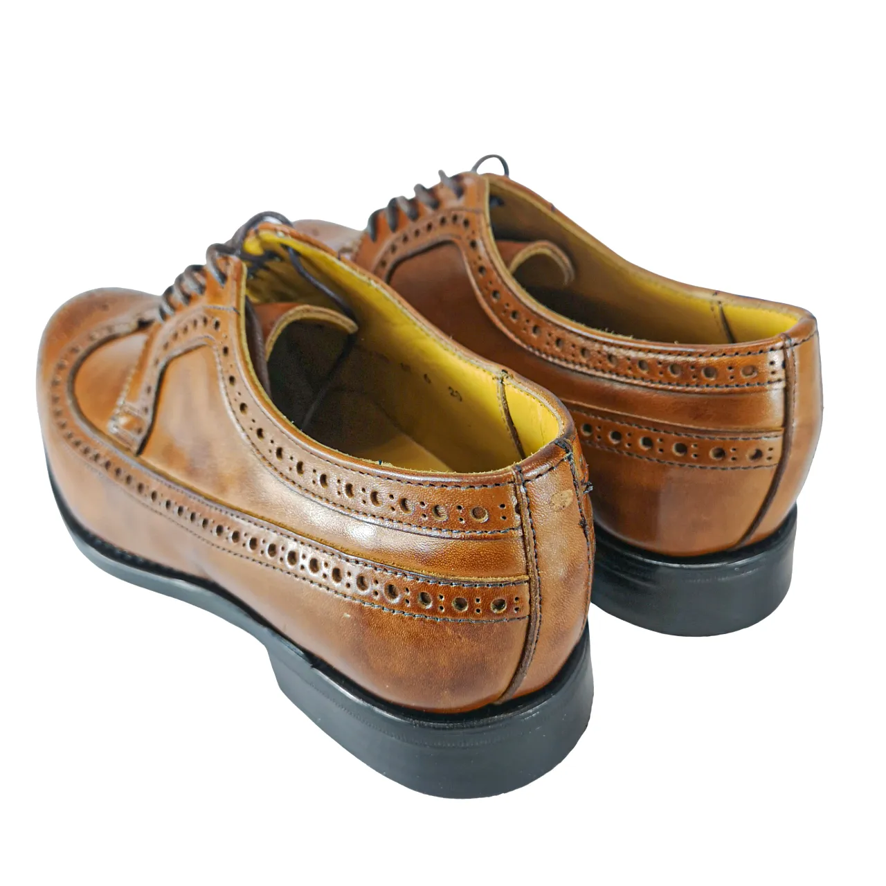 Johnston & Murphy Tan Leather Brogue
