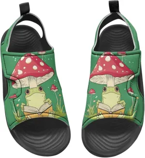 Little Kids Open Toe Summer Outtdoor Sport Sandals Art Cat and Puppy Water Shoes Lightweight Hiking Sandals