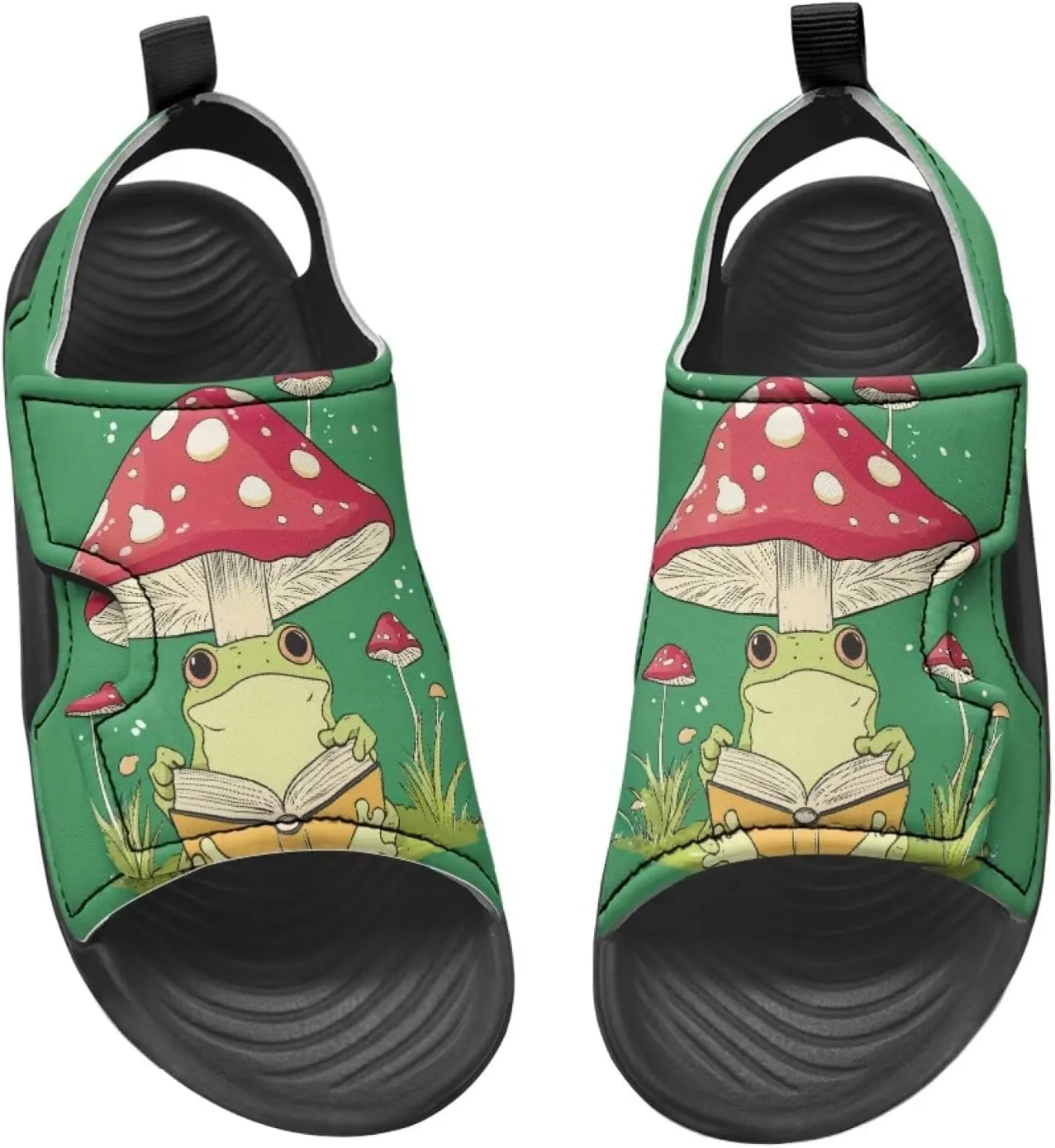 Little Kids Open Toe Summer Outtdoor Sport Sandals Art Cat and Puppy Water Shoes Lightweight Hiking Sandals