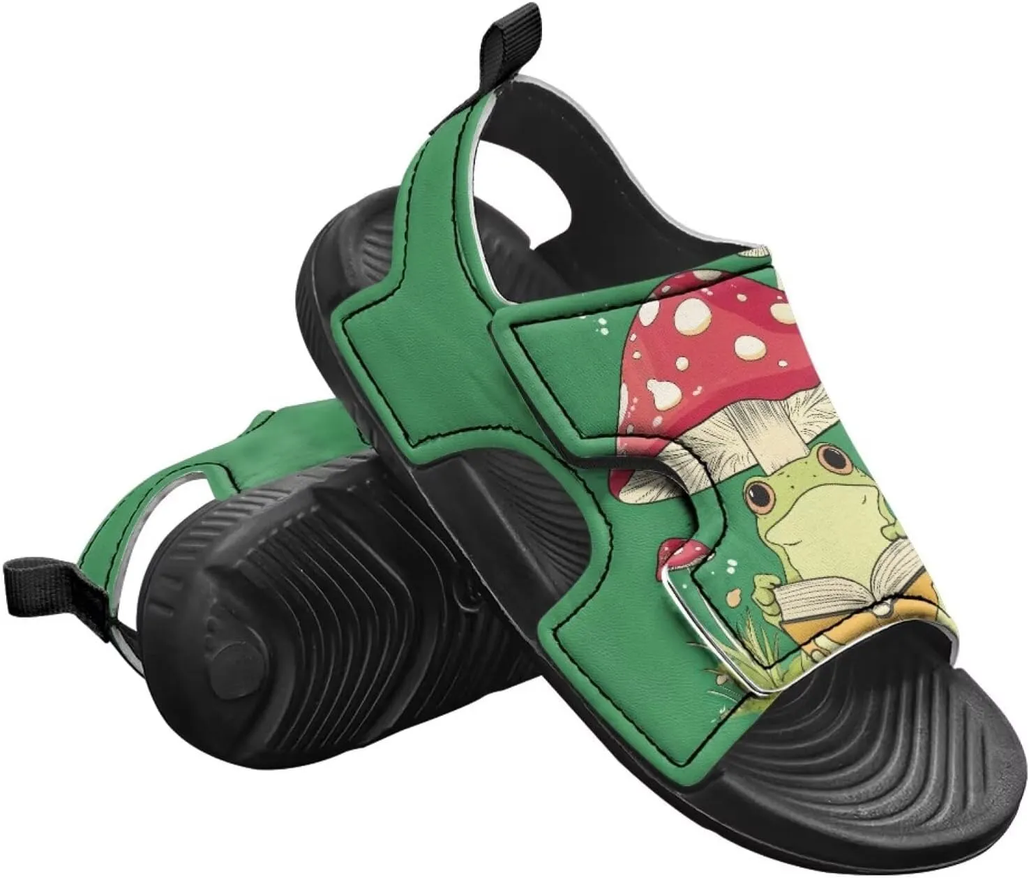 Little Kids Open Toe Summer Outtdoor Sport Sandals Art Cat and Puppy Water Shoes Lightweight Hiking Sandals