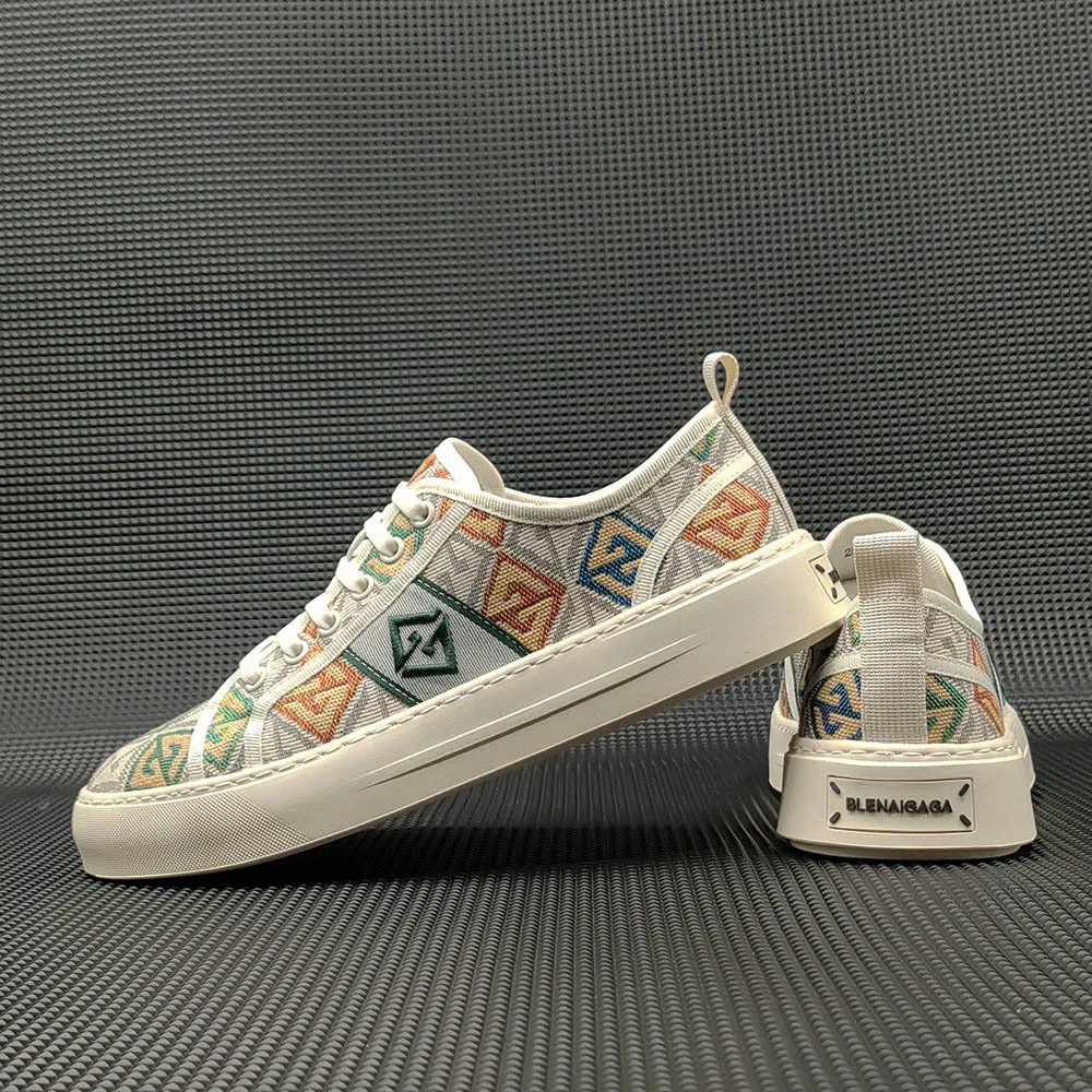 Men Stylish Fashion Canvas Slip-on Casual Shoes