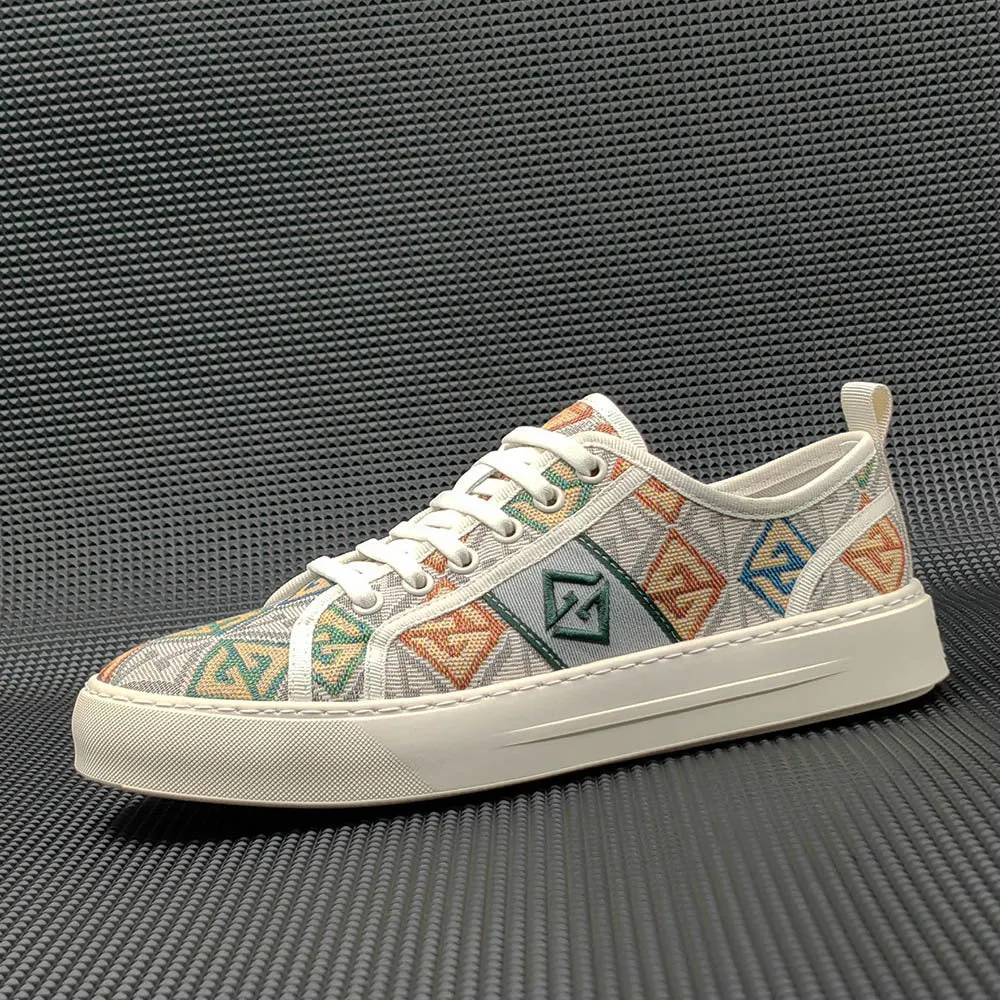 Men Stylish Fashion Canvas Slip-on Casual Shoes