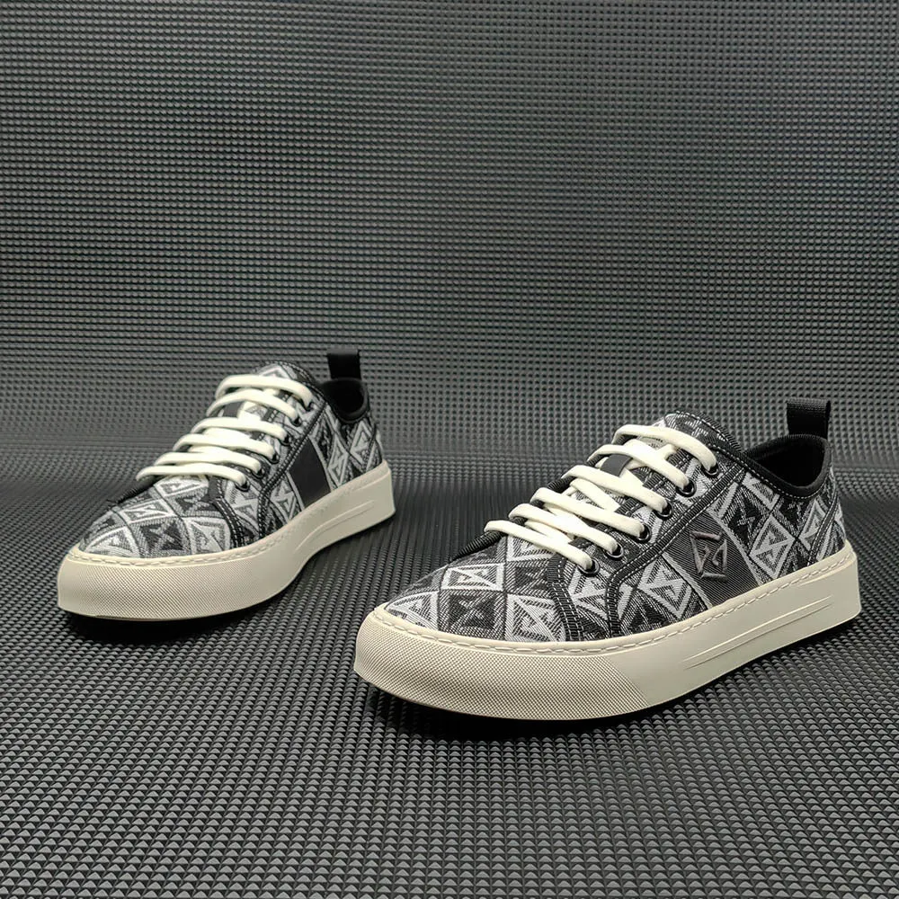 Men Stylish Fashion Canvas Slip-on Casual Shoes