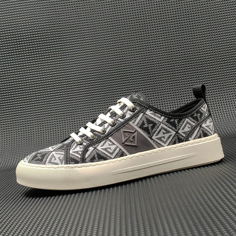 Men Stylish Fashion Canvas Slip-on Casual Shoes