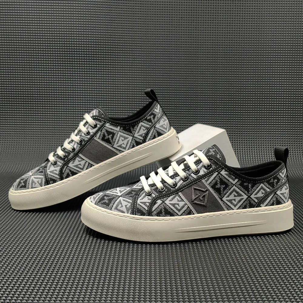 Men Stylish Fashion Canvas Slip-on Casual Shoes