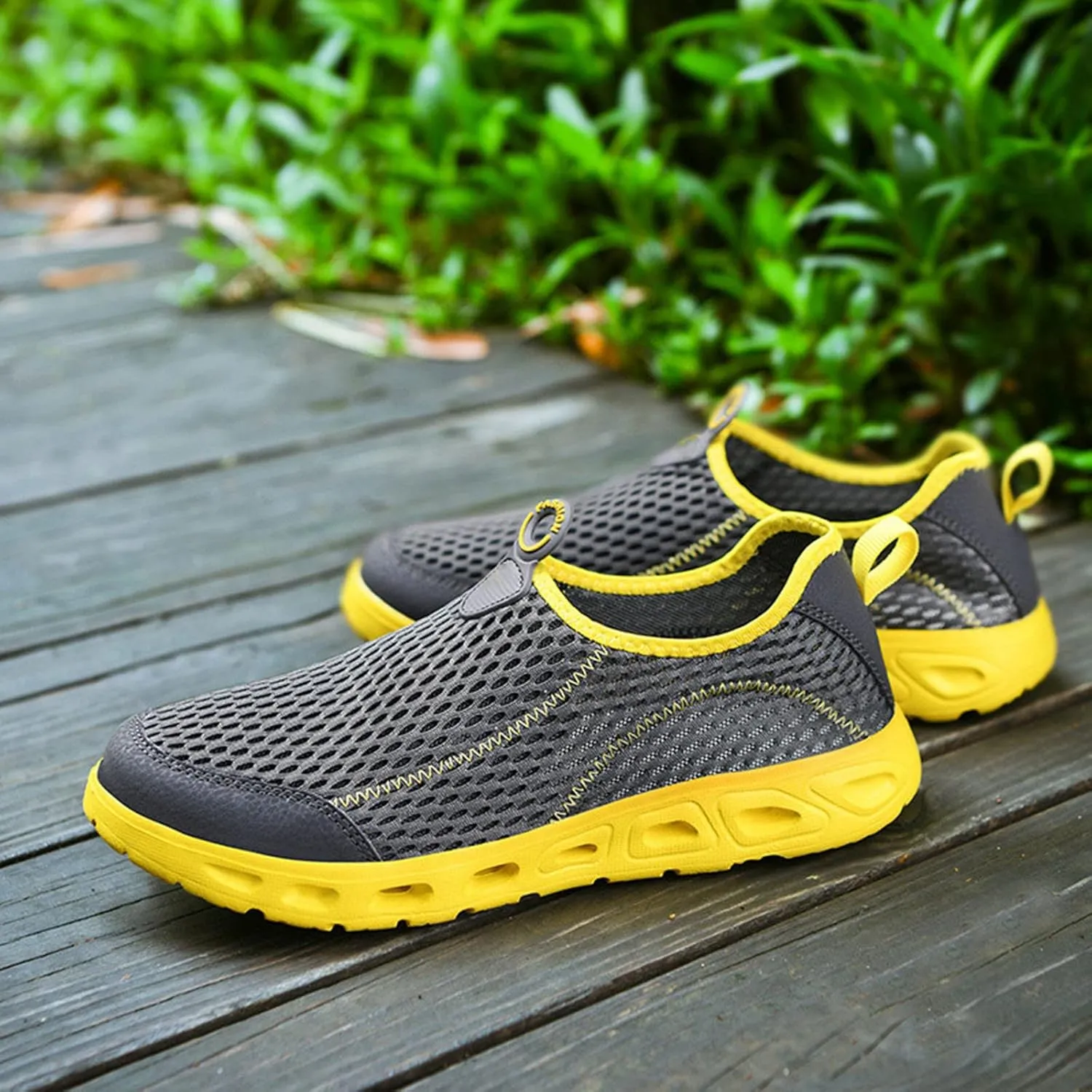 Men's Casual Sneakers Mens Running Shoes Comfortable Tennis Sneakers Walking Slip on Athletic Breathable Sport Shoe