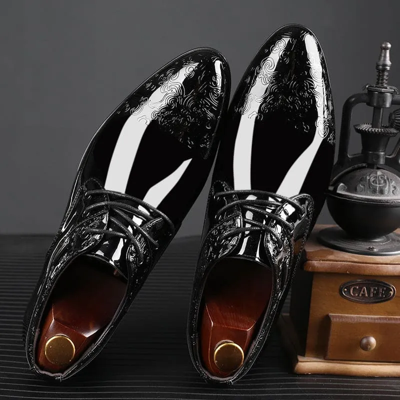 Men's Glossy Business Formal Shoes
