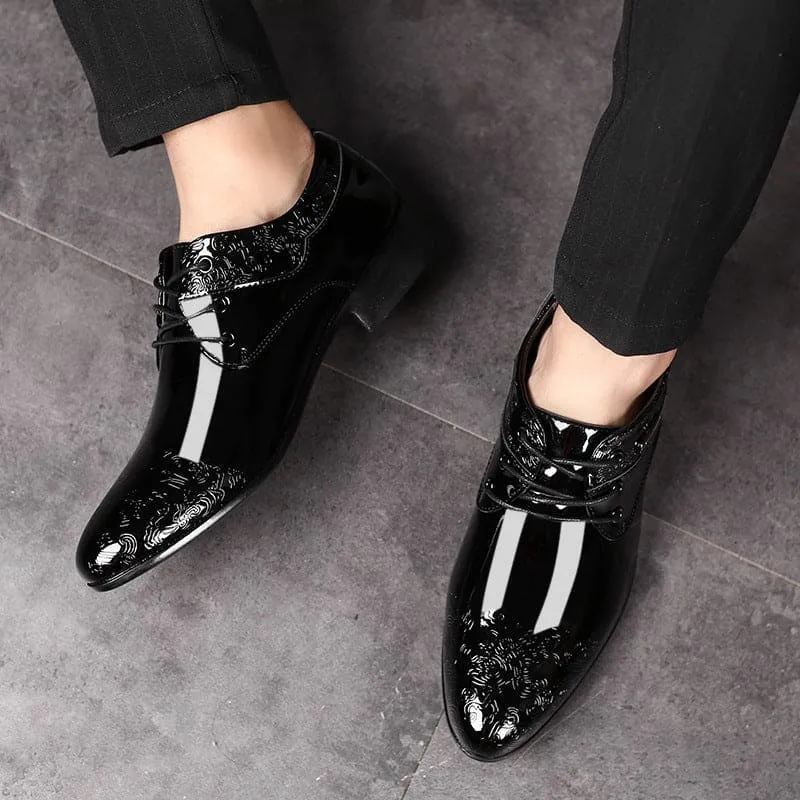 Men's Glossy Business Formal Shoes