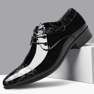 Men's Glossy Business Formal Shoes