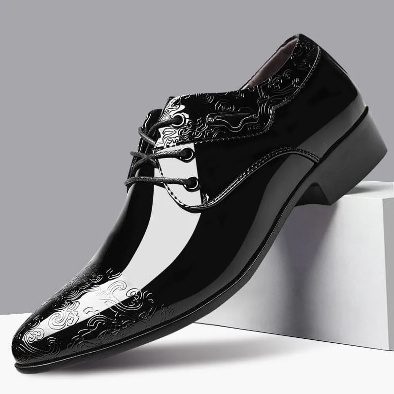 Men's Glossy Business Formal Shoes