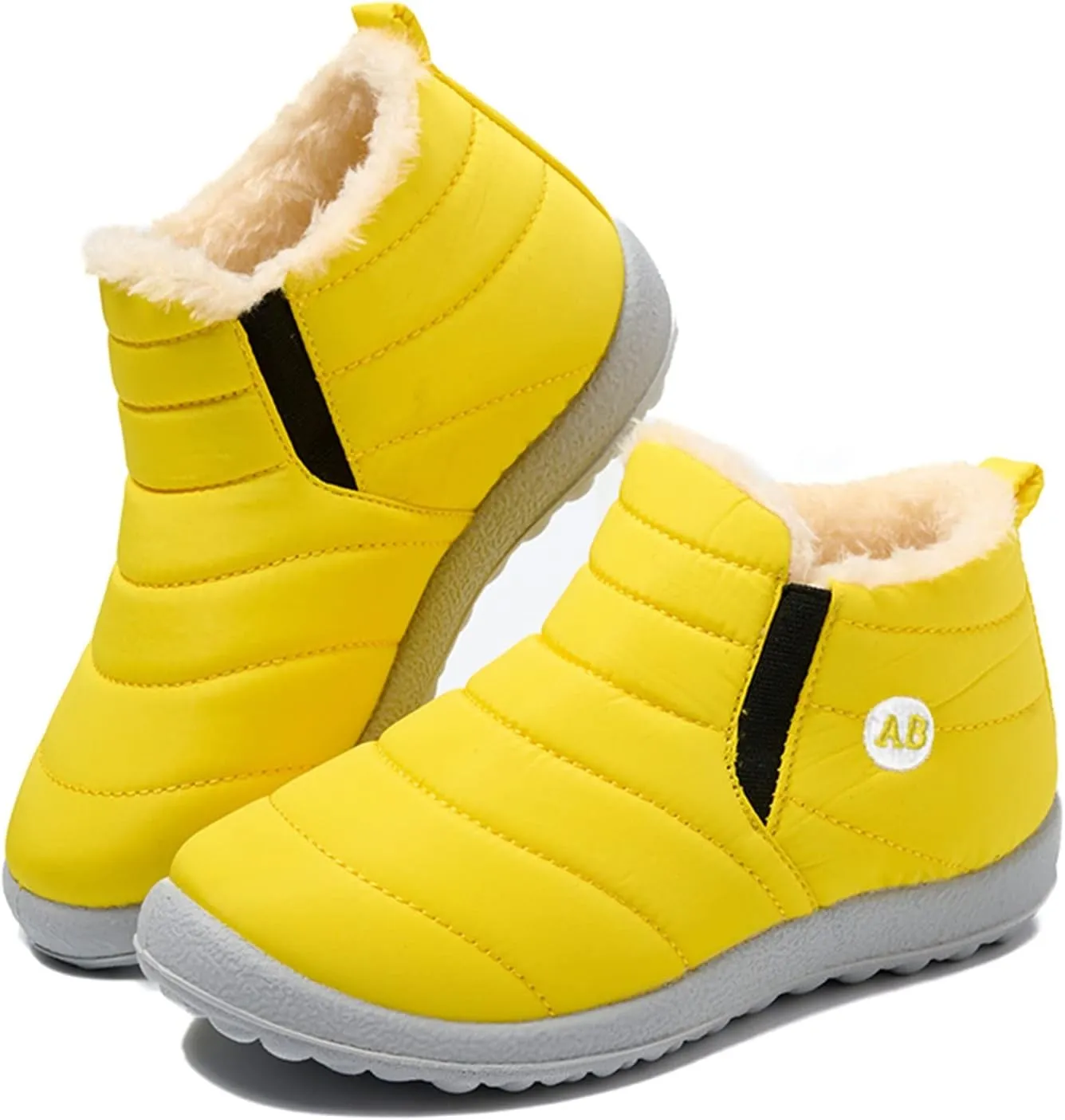 Neoprene Boot Girls Childrens Winter Fleece Childrens Boots Flat Splashing Toddler Girls Winter Boots Size 9