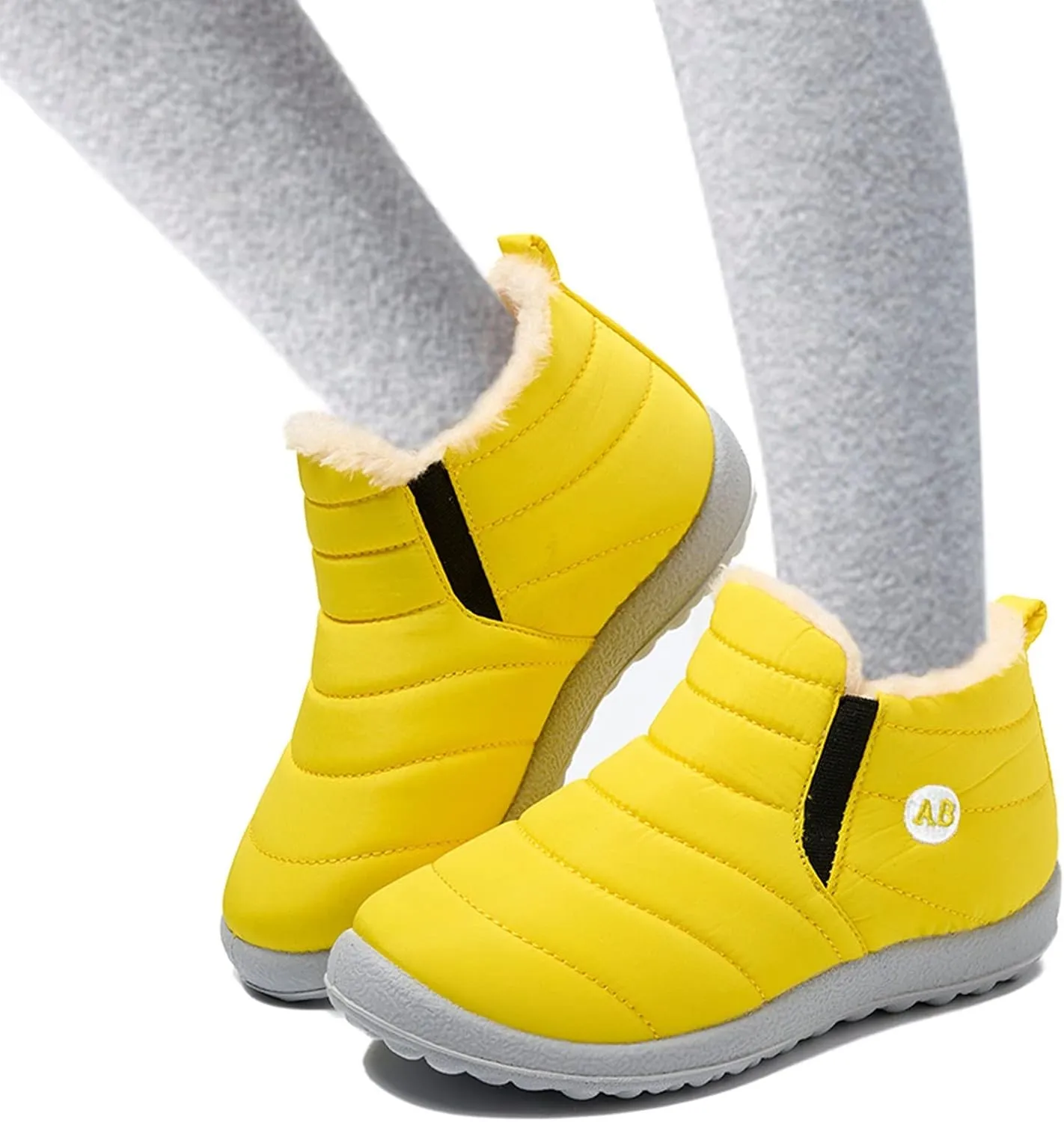 Neoprene Boot Girls Childrens Winter Fleece Childrens Boots Flat Splashing Toddler Girls Winter Boots Size 9