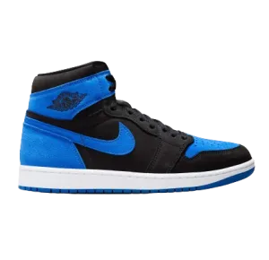 Nike Men's Air Jordan 1 High Shoes - Black / Royal Blue / White