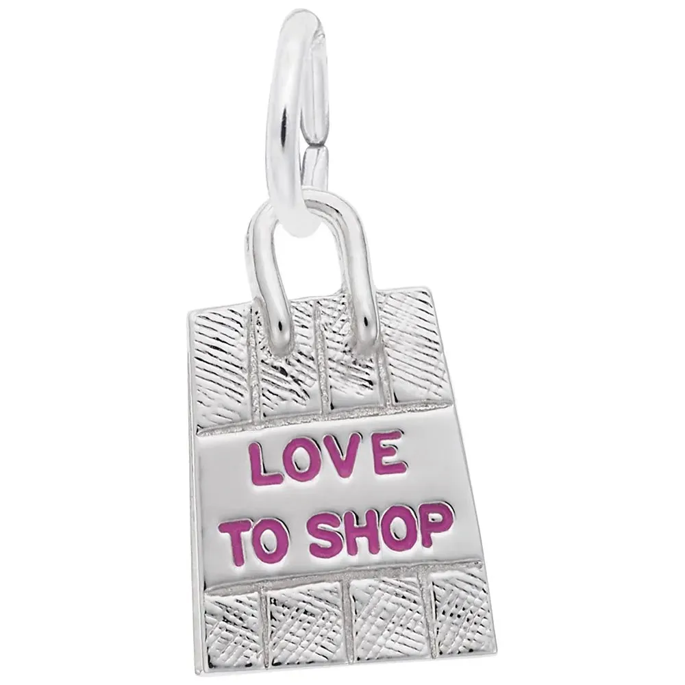Rembrandt Charms - Love to Shop Bag Charm - 8425