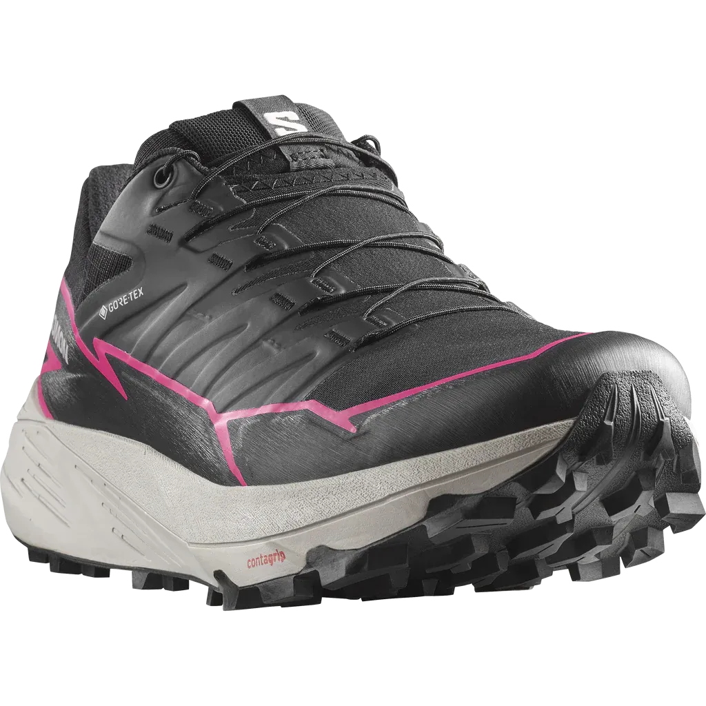 Salomon Thundercross GTX (Black/Black/Pink Glo) Womens