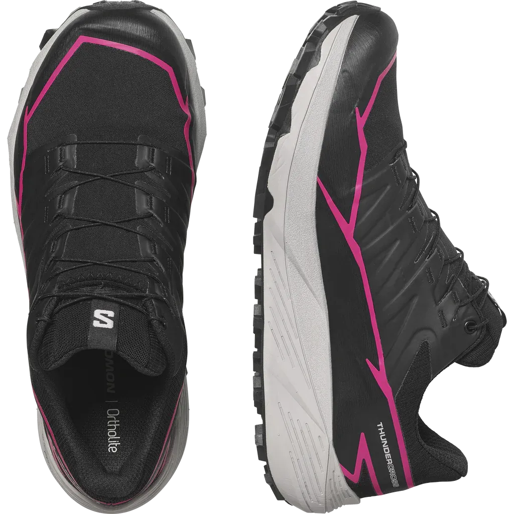 Salomon Thundercross GTX (Black/Black/Pink Glo) Womens