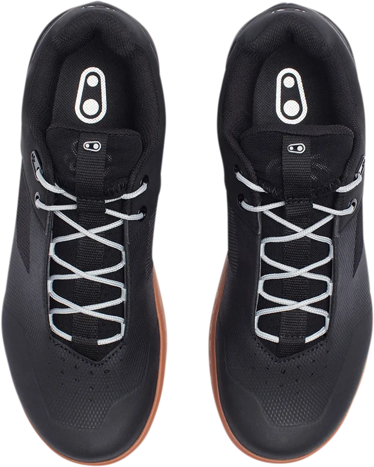 Stamp Lace Shoes - Black/Silver - US 7.5