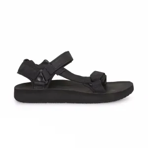 Teva Original Universal Premier Leather Black Sandals