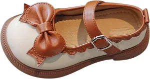 Toddler Flower Girl Bowknot Mary Jane Dress Shoes Cute School niform Platform Kids Little Girls Slippers Size 9