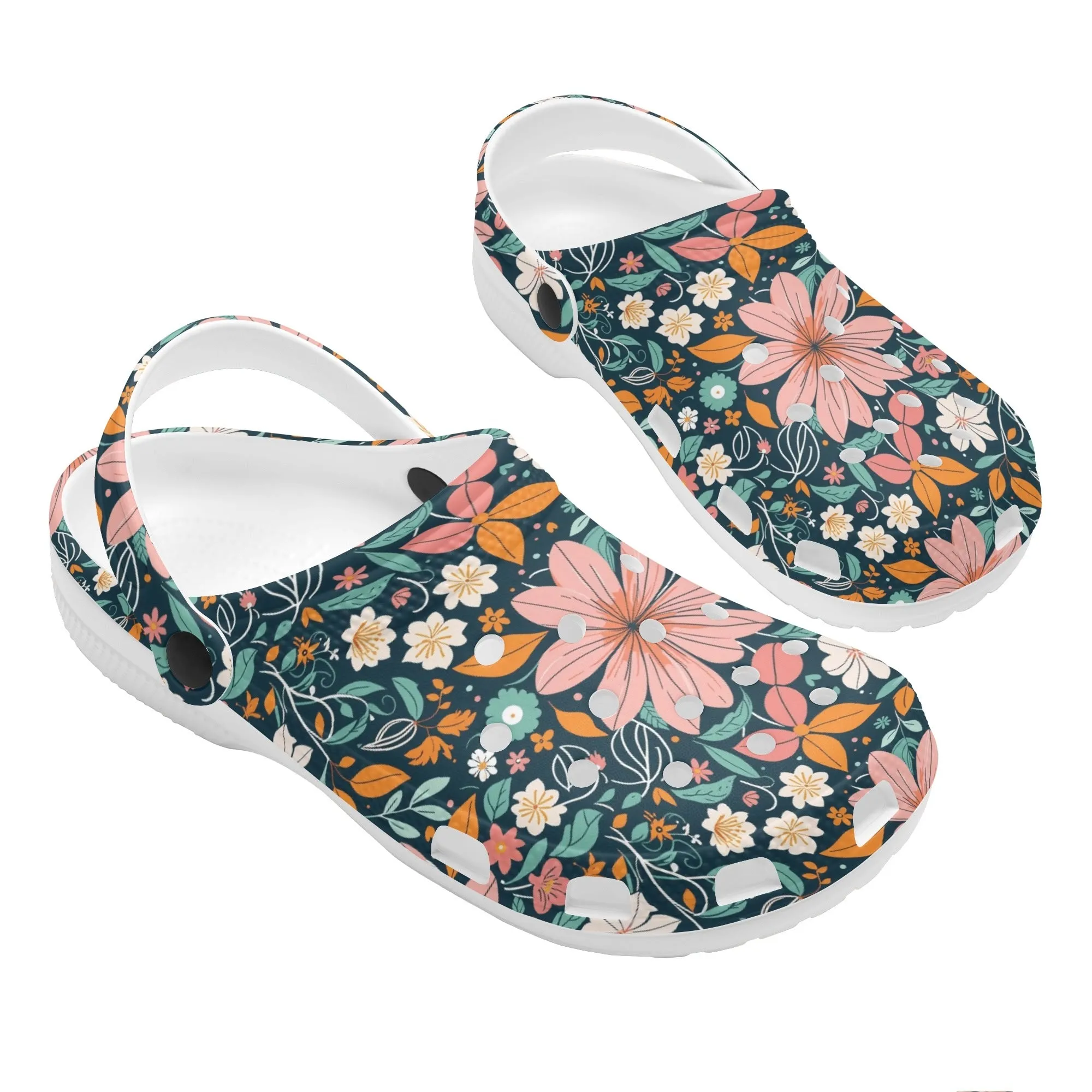 Wild Flowers Womens Vented Sandals