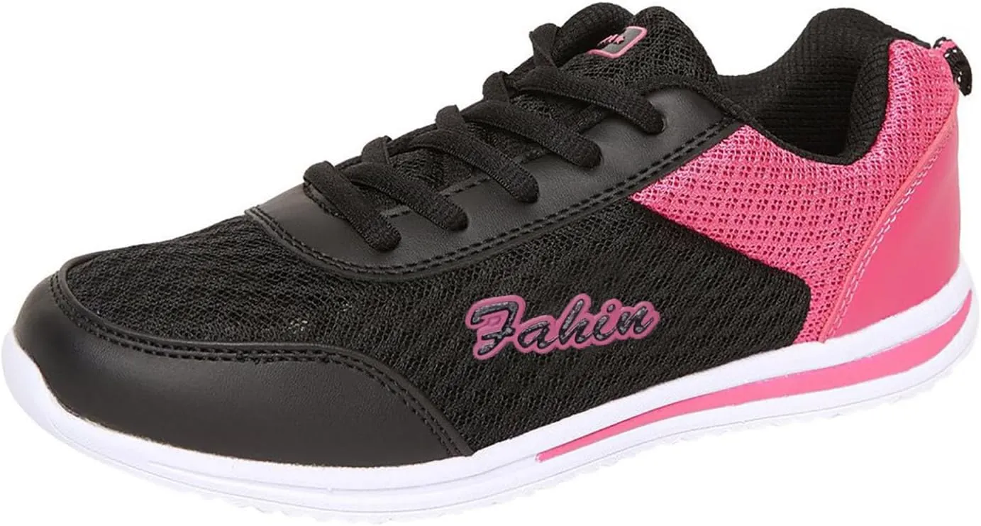 Womens Lace Up Walking Shoes Memory Foam Lightweight Comfort Running Shoes for Men Sport Casual Slip On Shoes High Top Sneakers Brown Tennis Shoe Cross Trainer Shoe